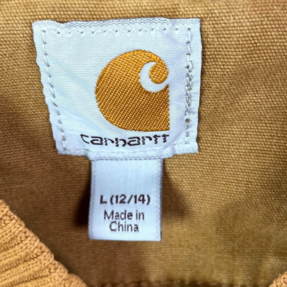 Carhartt Crawford Bomber Jacket Womens Large Relaxed fit Rugged Pockets Workwear - Picture 6 of 9